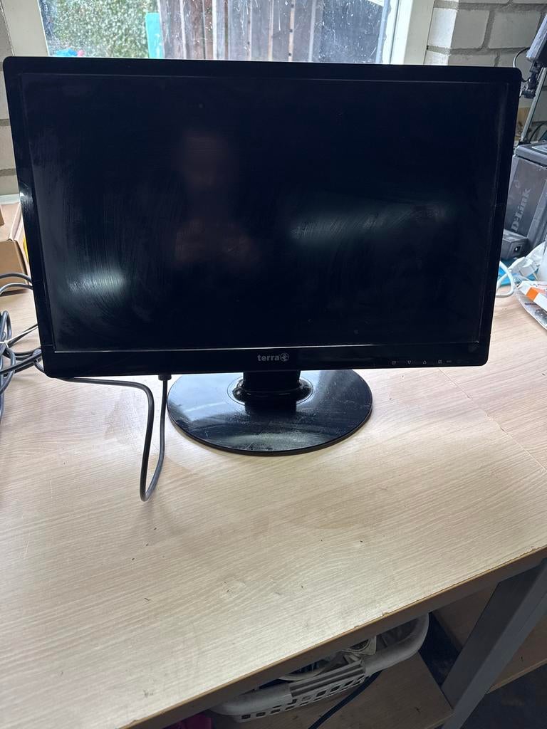 Terra 23,6 inch LED Monitor - VGA & DVI, Ophalen, Gebruikt, Full HD, VGA