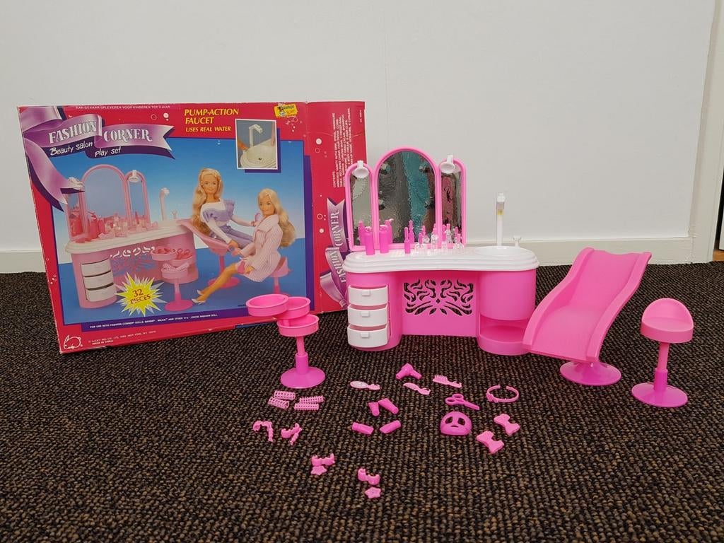 Barbie Beauty Shop Speelset, Ophalen of Verzenden, Gebruikt, Barbie