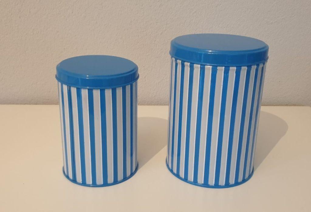 Voorraadblikken, bewaarblikken, nestbaar, 2 stuks, NIEUW, Verzamelen, Blikken, Ophalen of Verzenden, Nieuw, Overige