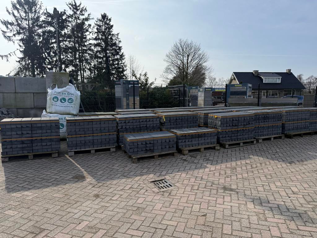 Nieuwe Betonklinkers Antraciet 8cm - Direct Leverbaar!, Ophalen, Klinkers, Nieuw, 10 m² of meer