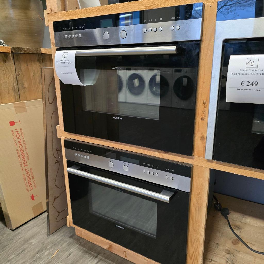Siemens Inbouw Combi-Magnetron HB86E560N // Na zomerdeal//, Ophalen, Combimagnetron, Refurbished, Inbouw
