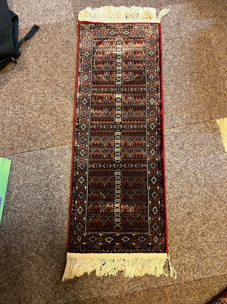 Antiek perzisch kleed /tafel loper pakistan 100x32, Antiek en Kunst, Ophalen of Verzenden