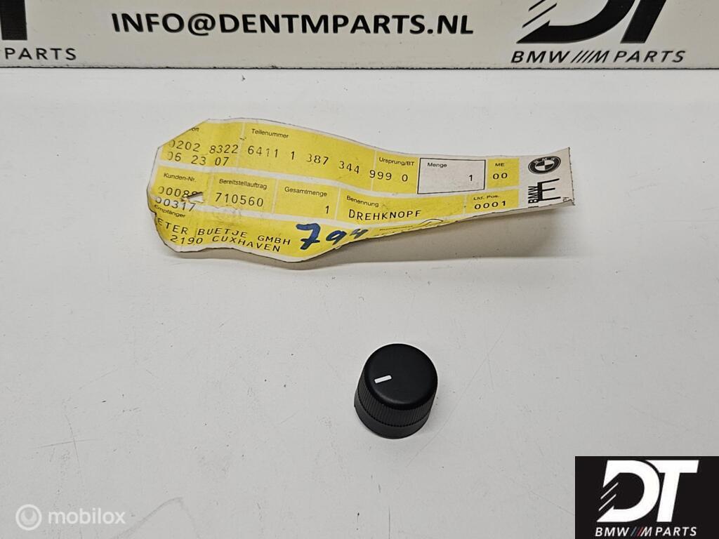 Knob temperature BMW E36 64111387344, Nieuw, Ophalen of Verzenden