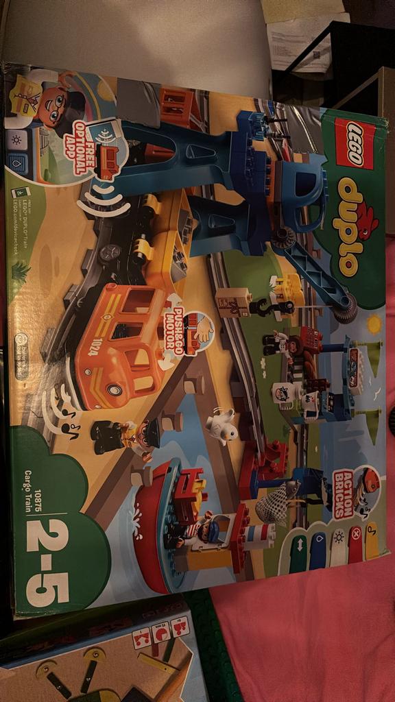 Duplo Goederentrein - Complete Set, Kinderen en Baby's, Speelgoed | Duplo en Lego, Ophalen of Verzenden, Zo goed als nieuw, Complete set