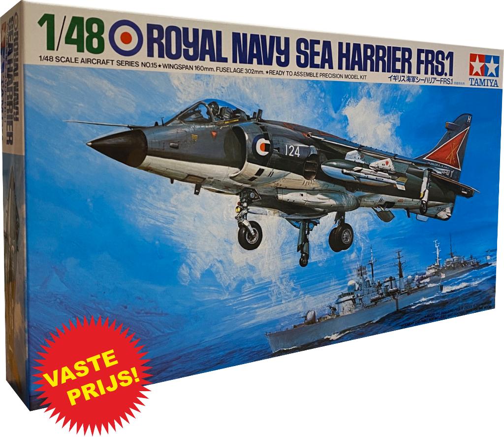Royal Navy Sea Harrier FRS.1 (Tamiya 61026) 1/48, Hobby en Vrije tijd, Modelbouw | Vliegtuigen en Helikopters, Overige merken