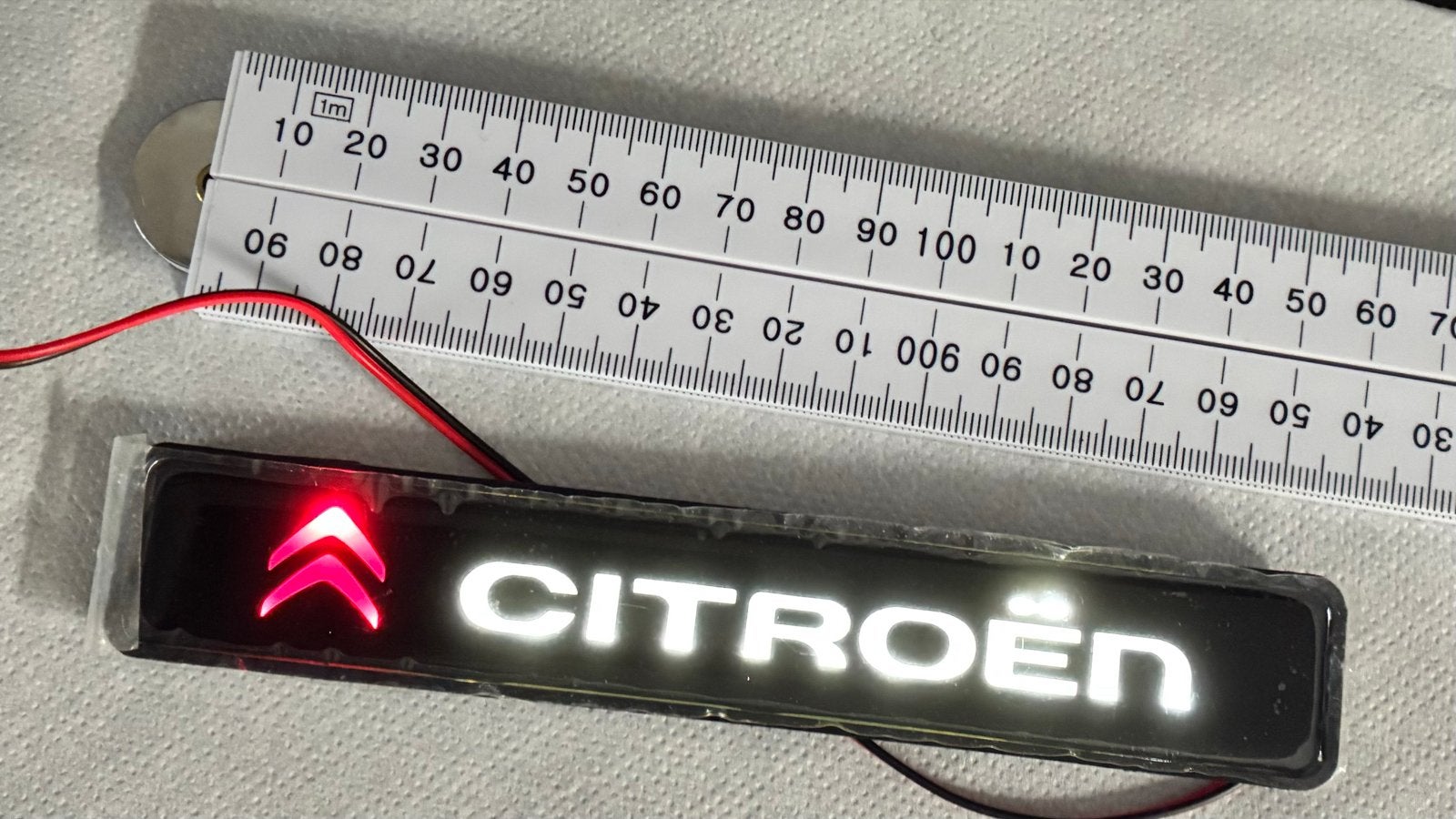 Verlicht Citroën logo - LED embleem, Ophalen of Verzenden, Nieuw