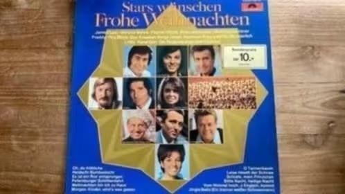 Lp : Stars wunschen Frohe Weihnachten ( Duitstalig/ kerst), Cd's en Dvd's, Vinyl | Verzamelalbums, Ophalen of Verzenden, Gebruikt