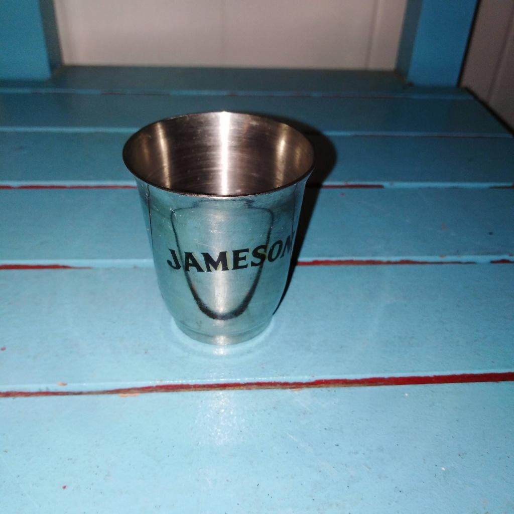 Barmaatjes/maatbekertjes 4 stuks, Verzamelen, Glas en Borrelglaasjes, Ophalen, Gebruikt, Overige typen
