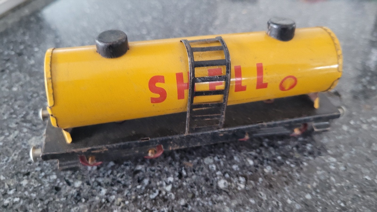 Märklin Shell Tankwagon - Vintage Modelspoorwagon, Wisselstroom, Gebruikt, Wagon, Ophalen of Verzenden