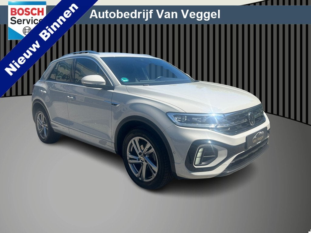 Volkswagen T-Roc 1.0 TSI R-Line virtual cockpit, stoelverw,, Voorwielaandrijving, Gebruikt, Zwart, Overige kleuren