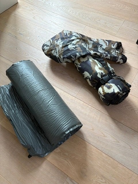 Dun slaapmatje, Ophalen, Gebruikt, 1-persoons