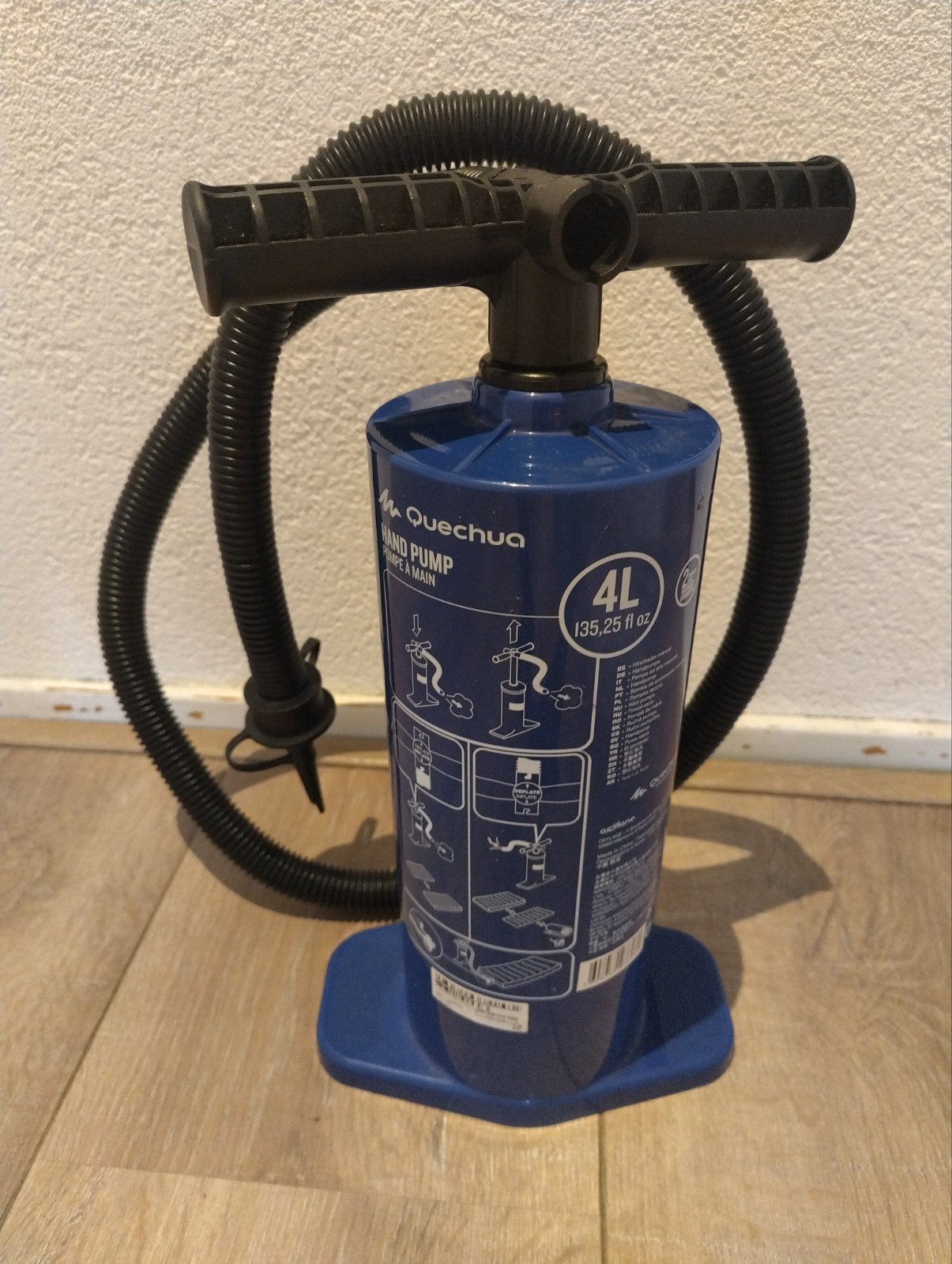 Quechua Dual Action Handpomp 4L voor luchtbedden, Ophalen, Gebruikt, Handmatig