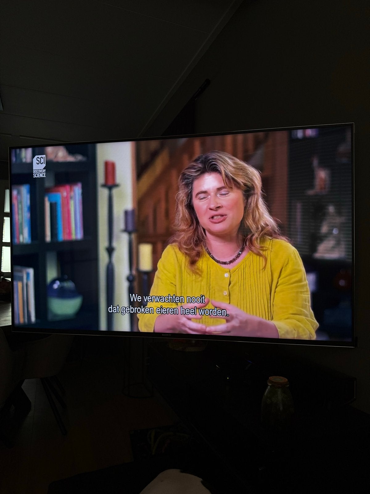 Sony 55 inch Smart TV met afstandsbediening en voet, Ophalen of Verzenden, Zo goed als nieuw, 4k (UHD), Smart TV