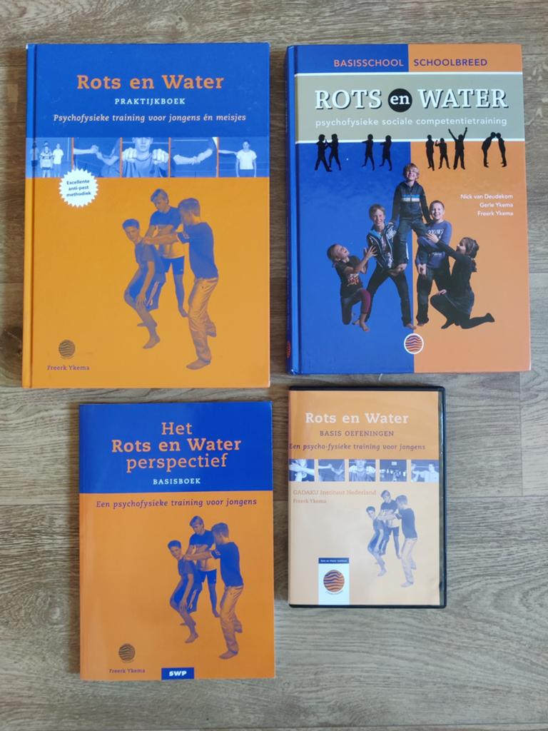 Rots en Water boeken en DVD- Psychofysieke training, Freerk Ykema, Nick van Daudekom, Gerle Ykema, Ophalen of Verzenden, Zo goed als nieuw