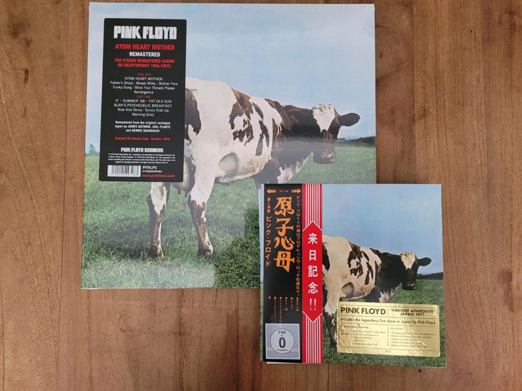 ✅️️Pink Floyd - Atom Heart Mother (lp/cd/Blu-ray)., Ophalen of Verzenden, Gebruikt, 12 inch