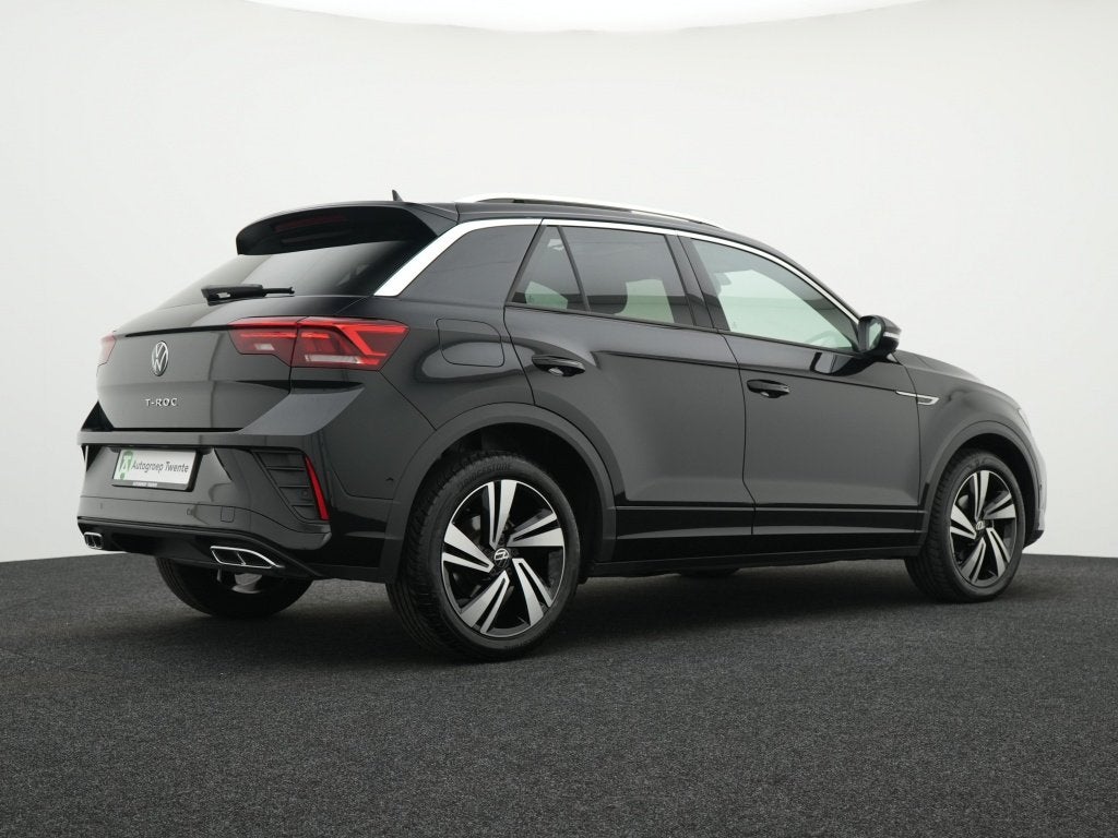 Volkswagen T-Roc 1.5 TSI R-Line DSG | Panoramadak | Carplay, Auto's, Volkswagen, 12 maanden, 1258 kg, Zwart, 4 cilinders
