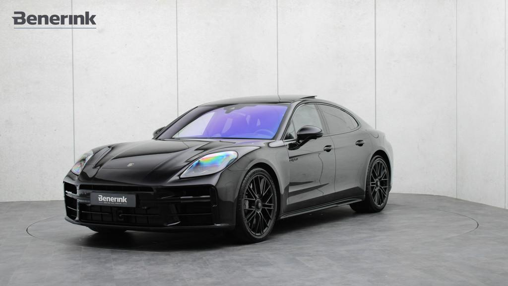 Porsche Panamera 4.0 Turbo S E-Hybrid | Burmester 3D | PCCB, 12 maanden, Gebruikt, 4 stoelen, Zwart