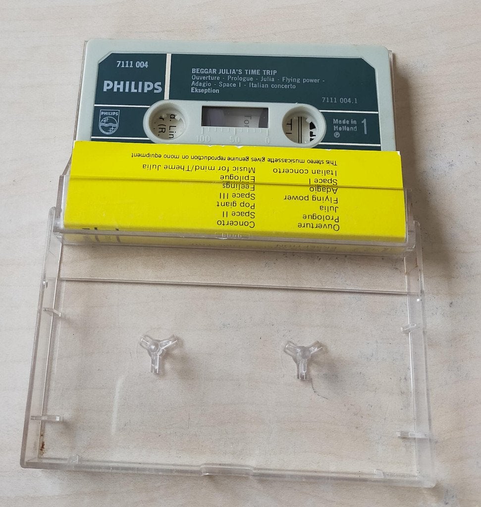 Ekseption - Beggar Julia's Time Trip Cassette MC 1970, Gebruikt, 1 bandje, Ophalen of Verzenden, Pop