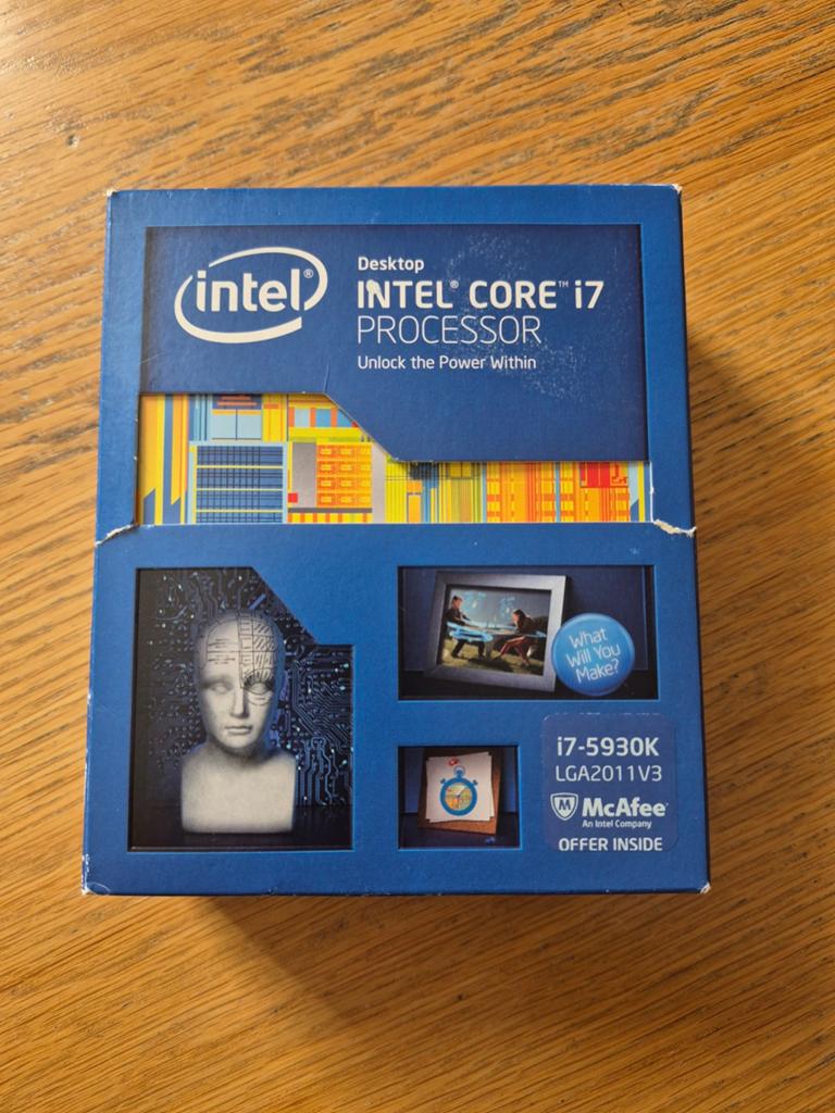 Intel Core i7-5930K Processor LGA2011V3, 6-core, Gebruikt, LGA2011V3, Ophalen of Verzenden
