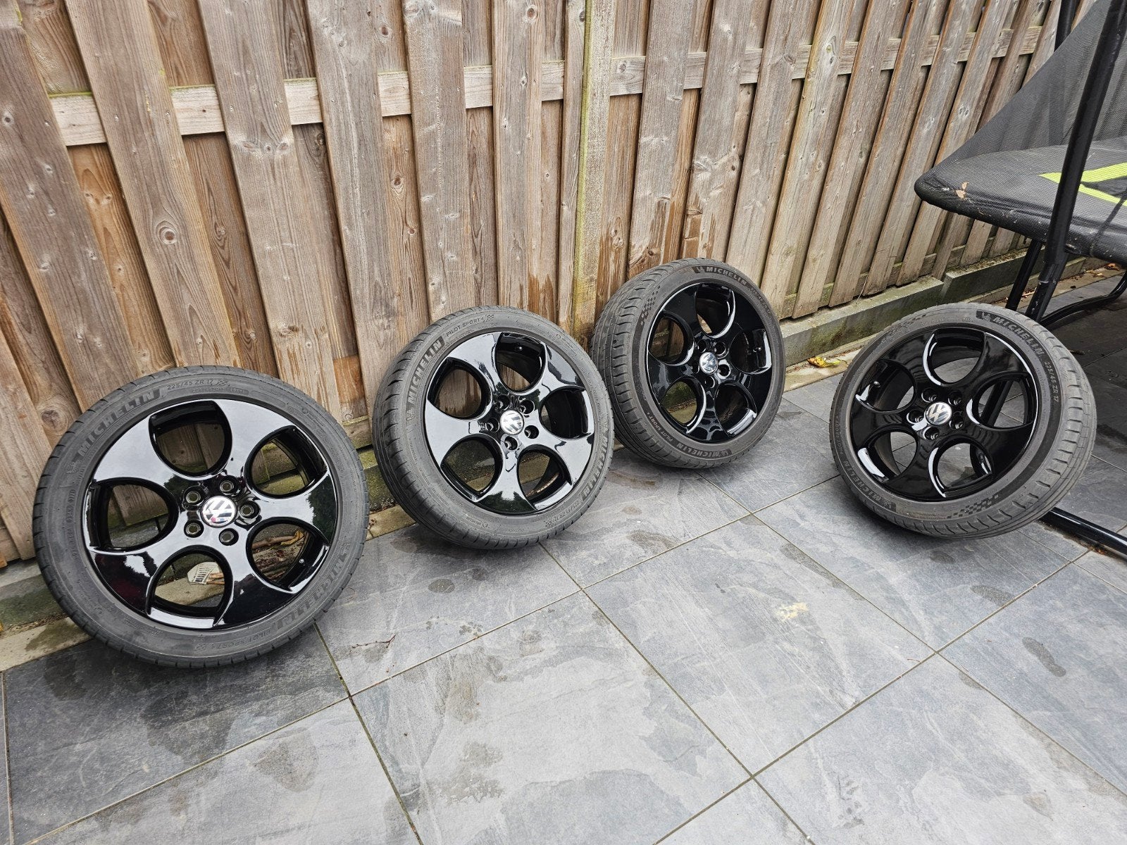 17 inch volkswagen gti detroit velgen 5x112 seat skoda audi, Ophalen, Gebruikt, Banden en Velgen, 17 inch