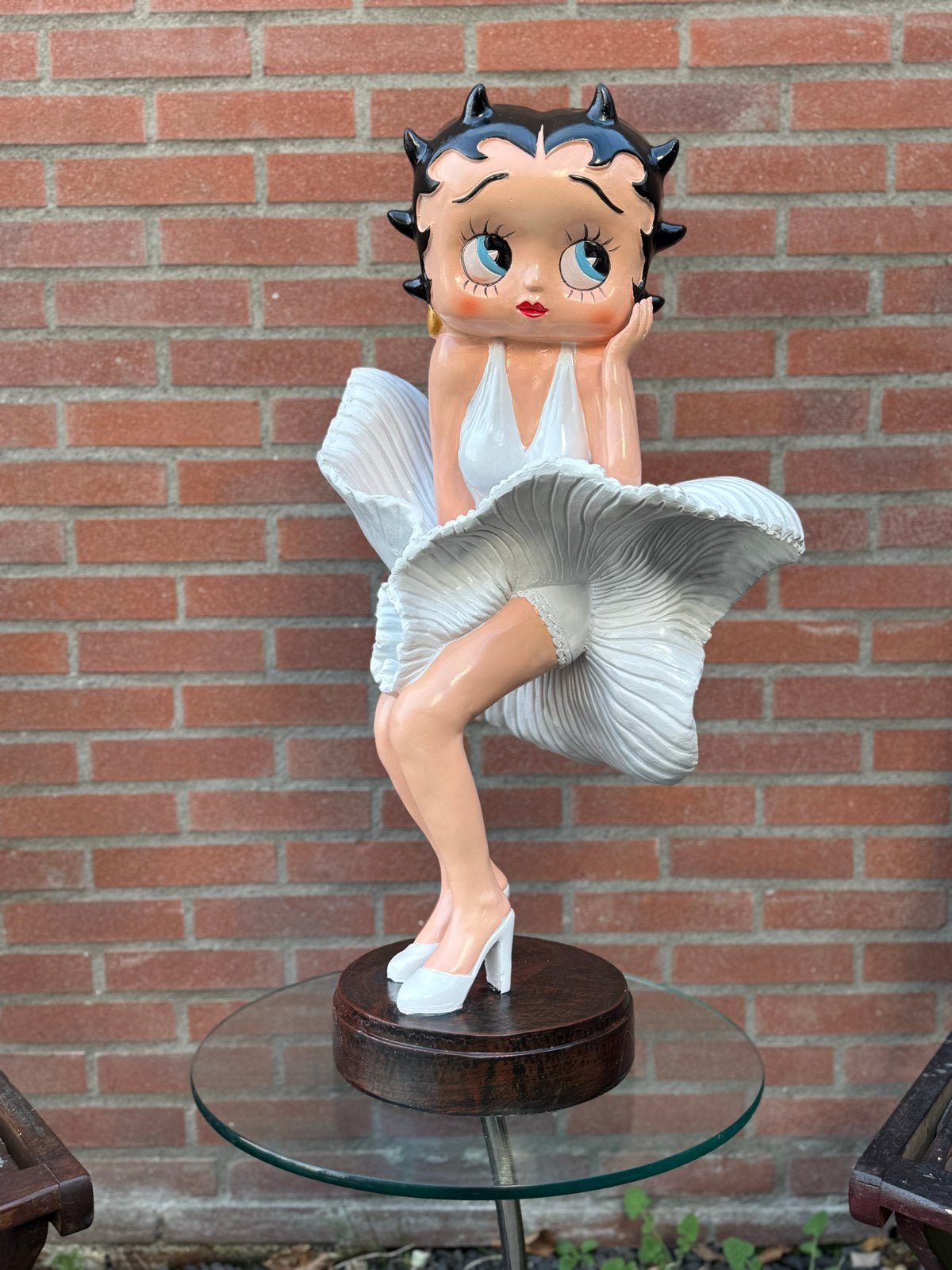 Betty Boop Marilyn Monroe Beeld - Pop Art Sculptuur, Verzamelen, Ophalen, Zo goed als nieuw, Mens