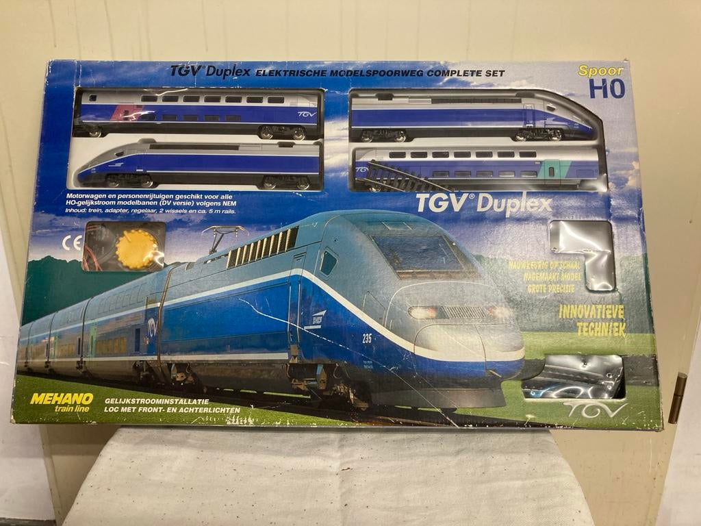 Mehano TGV Duplex Elektrische Modelspoorweg Complete Set, Gelijkstroom, ., ., Analoog