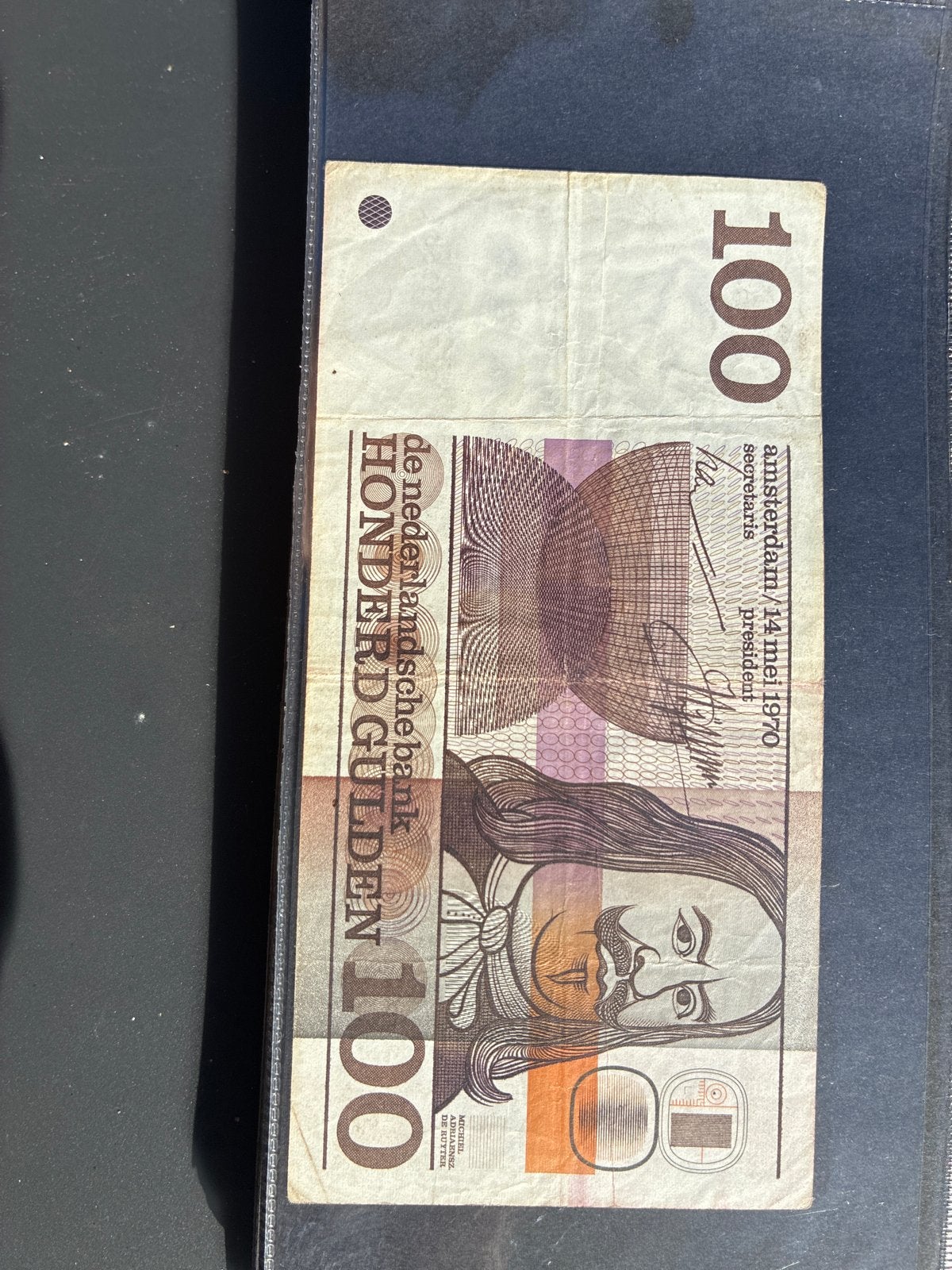 Zeldzaam 100 Gulden Biljet 1970 - De Snip, Postzegels en Munten, Ophalen of Verzenden, 100 gulden, Los biljet