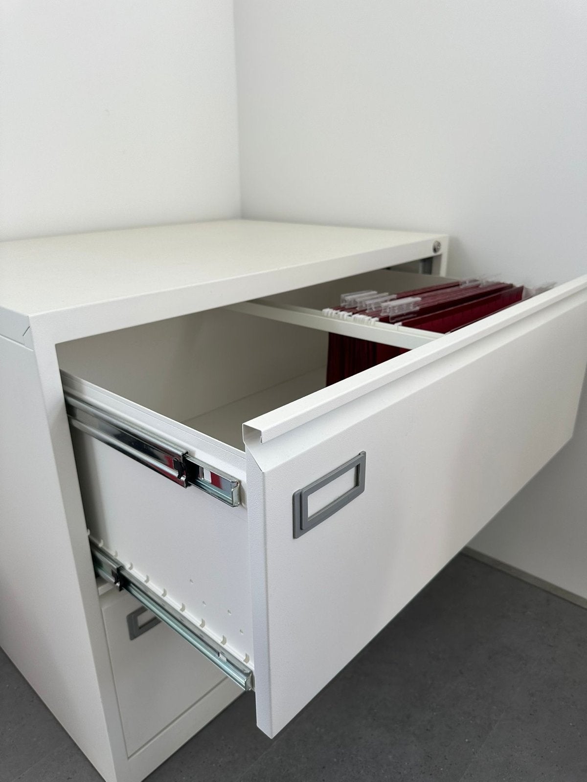 Witte ladeblok met 2 lades voor hangmappen, 1 of 2 laden, Ophalen, Nieuw