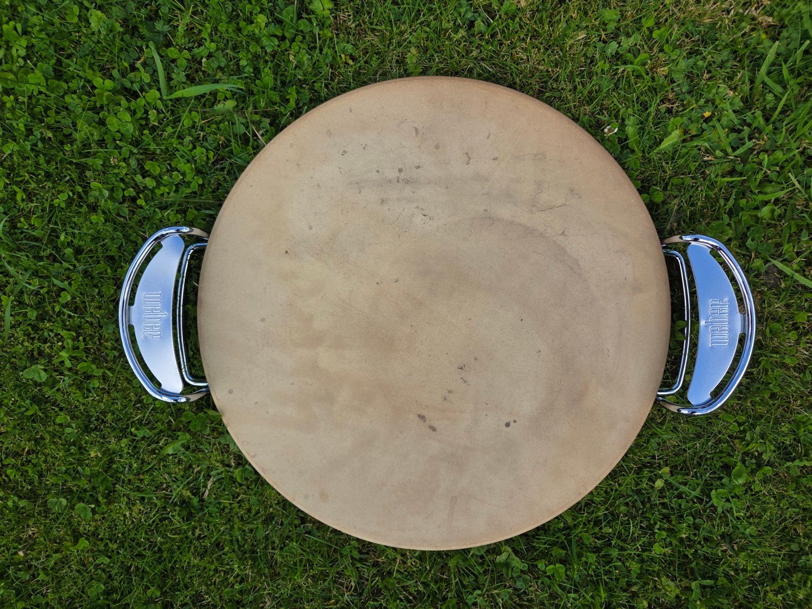 Weber pizzasteen, Ophalen