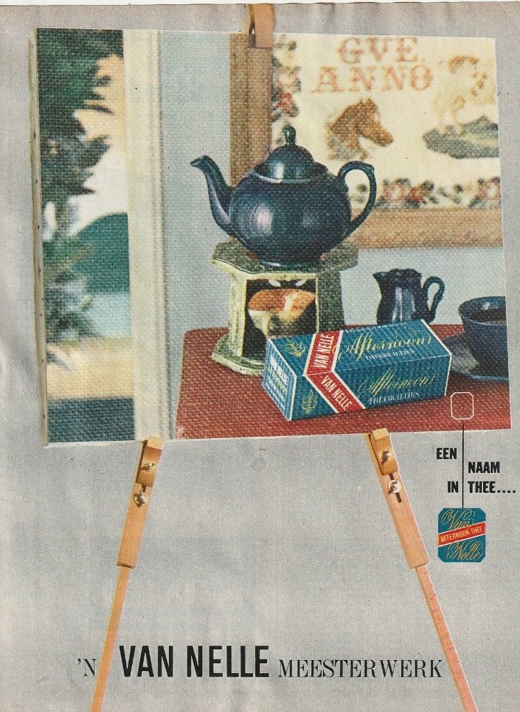 Retro reclame 1966 Van Nelle Afternoon thee meesterwerk, Verzamelen, Verzenden, Overige typen