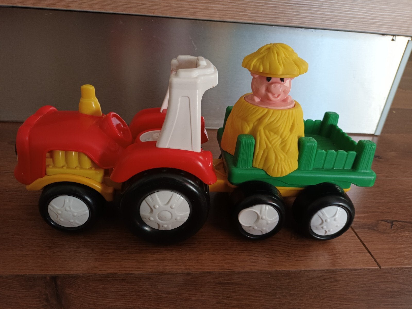 Fisher-Price little People tractor met aanhanger met varken, Kinderen en Baby's, Speelgoed | Fisher-Price, Ophalen of Verzenden