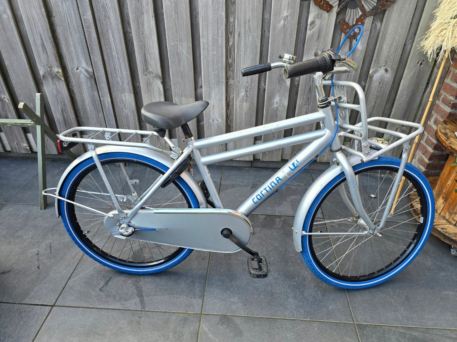 Cortina jongens fiets 26inc, Terugtraprem, Gebruikt, Handrem, Cortina