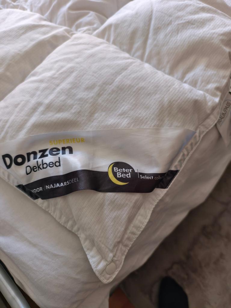 Beter Bed Donzen dons Dekbed 240x220 90%ganzendo-Najaarsdeel, Huis en Inrichting, Slaapkamer | Beddengoed, Info@beterbed.nl, Beter Bed / Traumapass