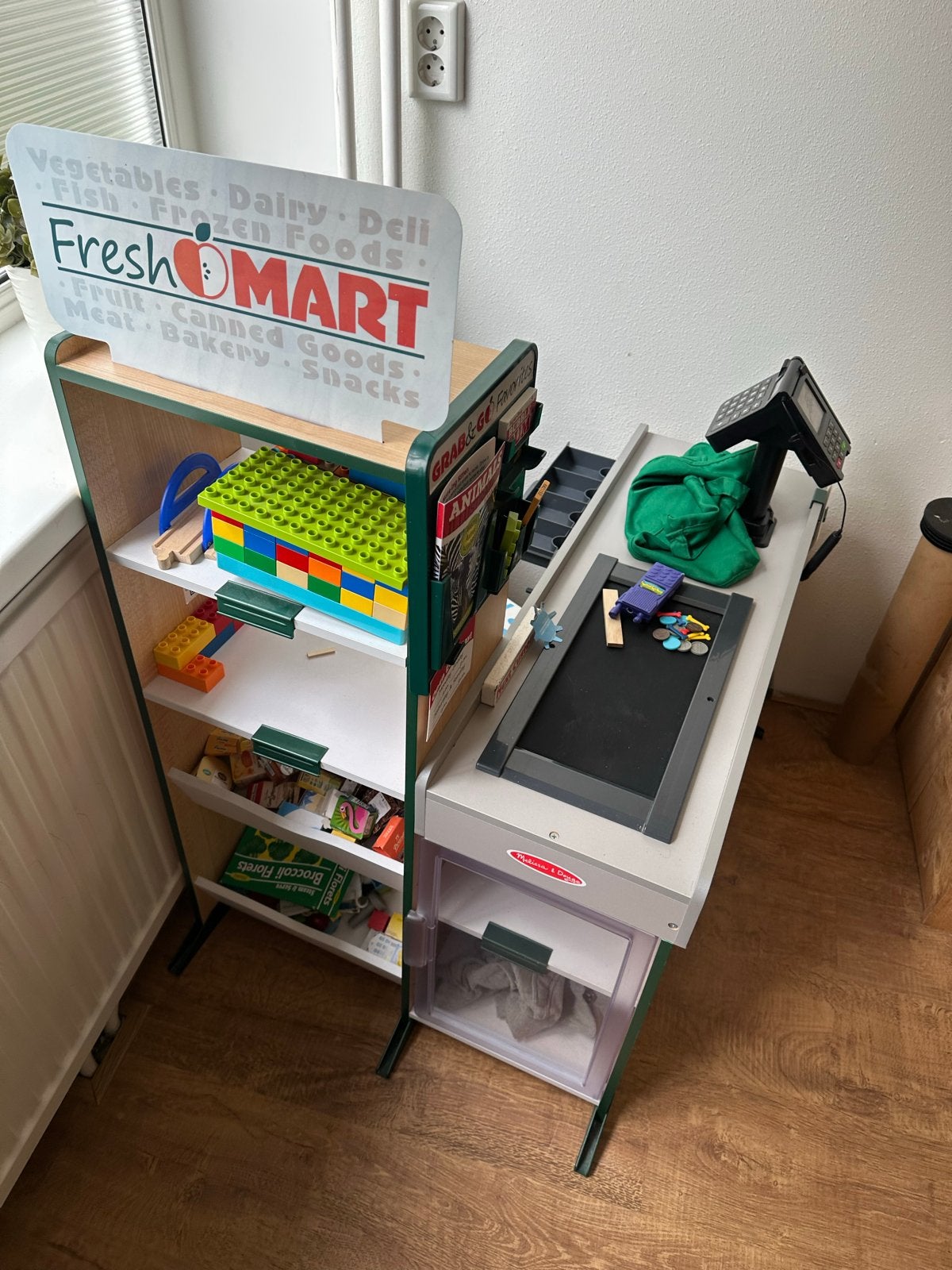 Melissa & Doug Fresh Mart Speelgoed Supermarkt, Kinderen en Baby's, Speelgoed | Educatief en Creatief, Ophalen, Gebruikt, Knutselen