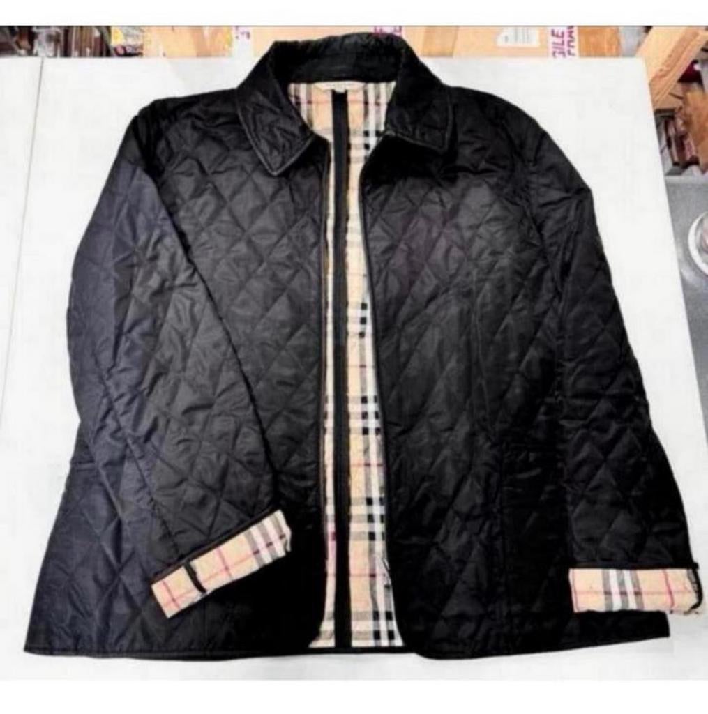 Burberry gewatteerde jack jas London Nova jacket jas Dames, Maat 38/40 (M), Zwart, Ophalen of Verzenden, Zo goed als nieuw