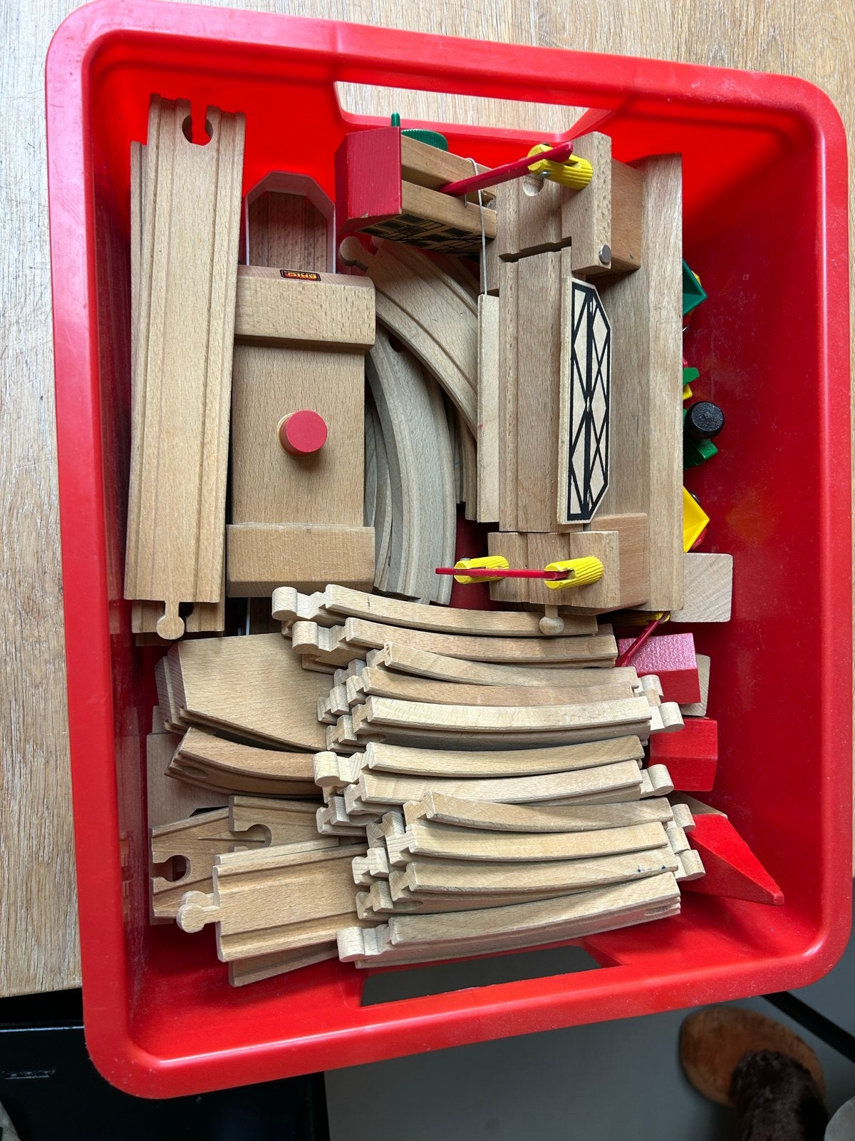 Grote houten originele Brio treinbaan set met accessoires, Kinderen en Baby's, Speelgoed | Houten speelgoed, Ophalen of Verzenden
