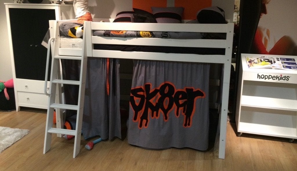 Half hoogslaper bed Hoppekids, Ophalen, Gebruikt, Hoogslaper