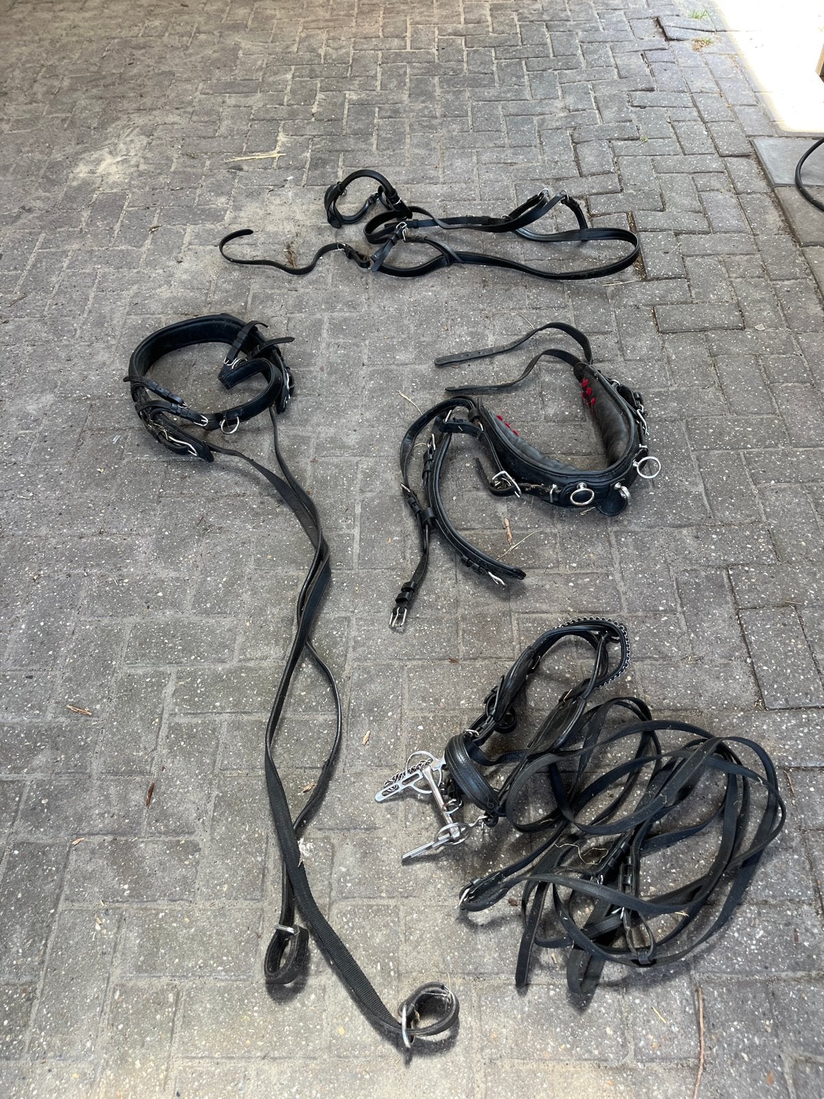 Pony tuig, Ophalen