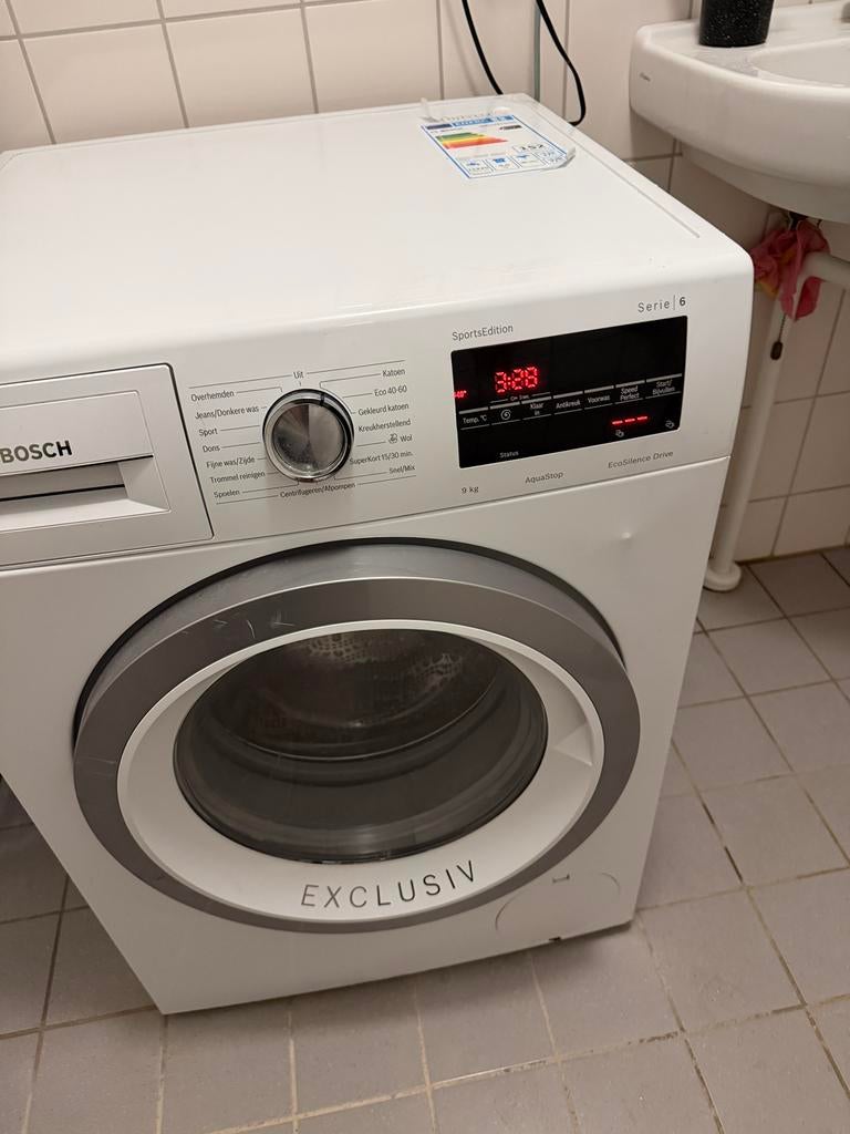 Wasmachine. Bosh. Sarir. 6.  9. Kg, Witgoed en Apparatuur, Ophalen of Verzenden, Zo goed als nieuw, 1200 tot 1600 toeren
