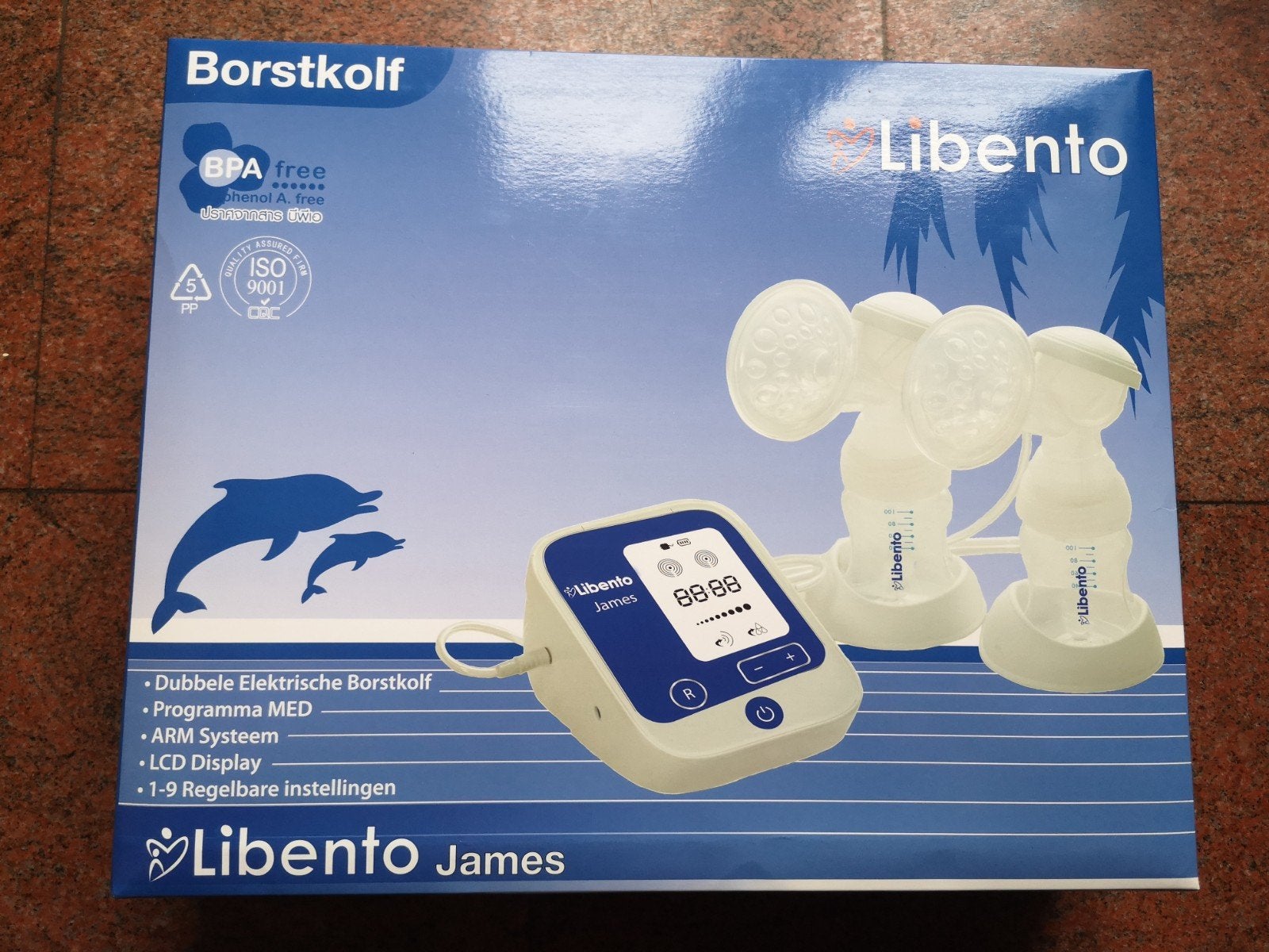 Libento James Dubbele Elektrische Borstkolf, Ophalen of Verzenden, Gebruikt, Borstkolf