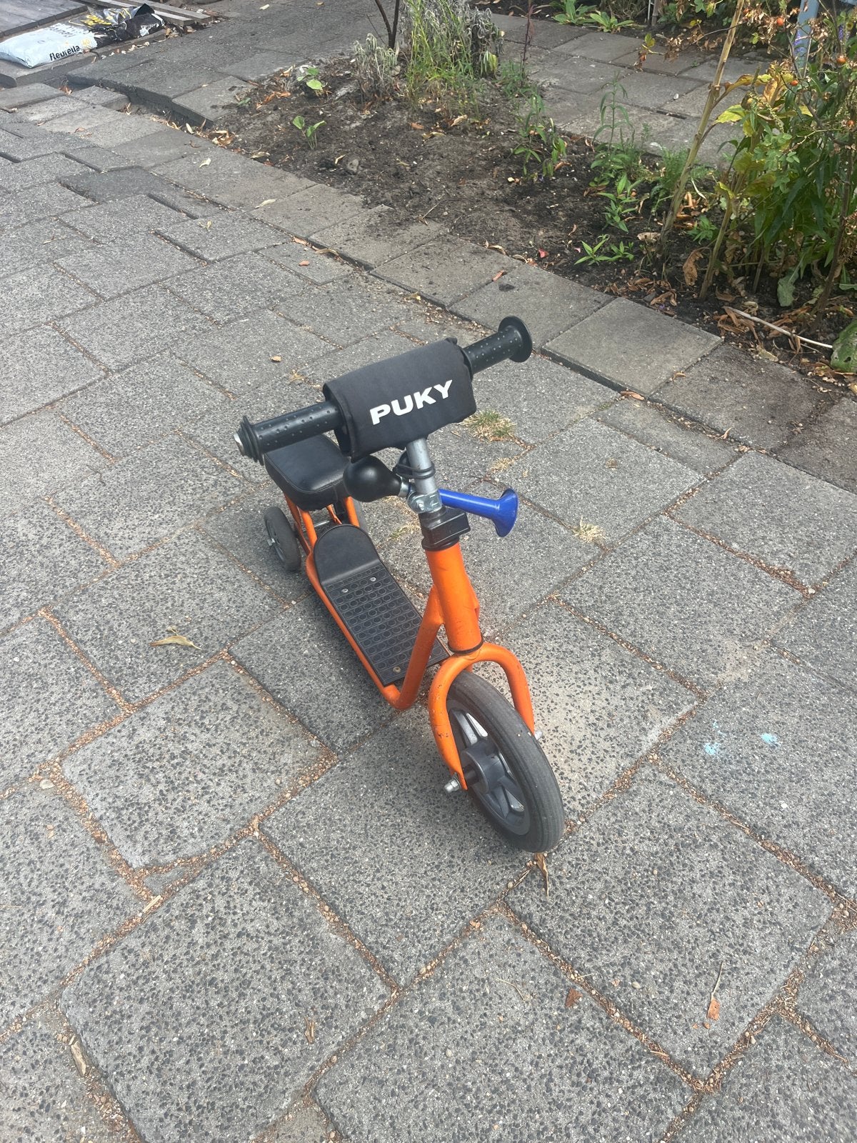Puky step met zitje - Oranje kinderstep, Ophalen, Gebruikt, Gewone step