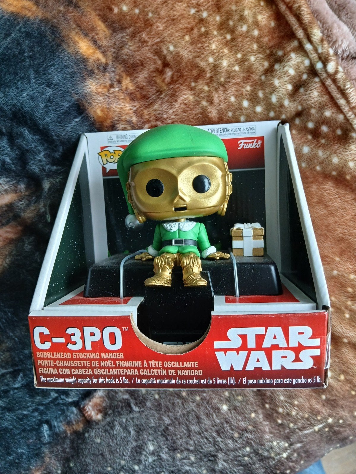 Funko Pop! Star Wars C-3PO Kerst Bobblehead Hanger, Ophalen of Verzenden, Nieuw, Jongen of Meisje