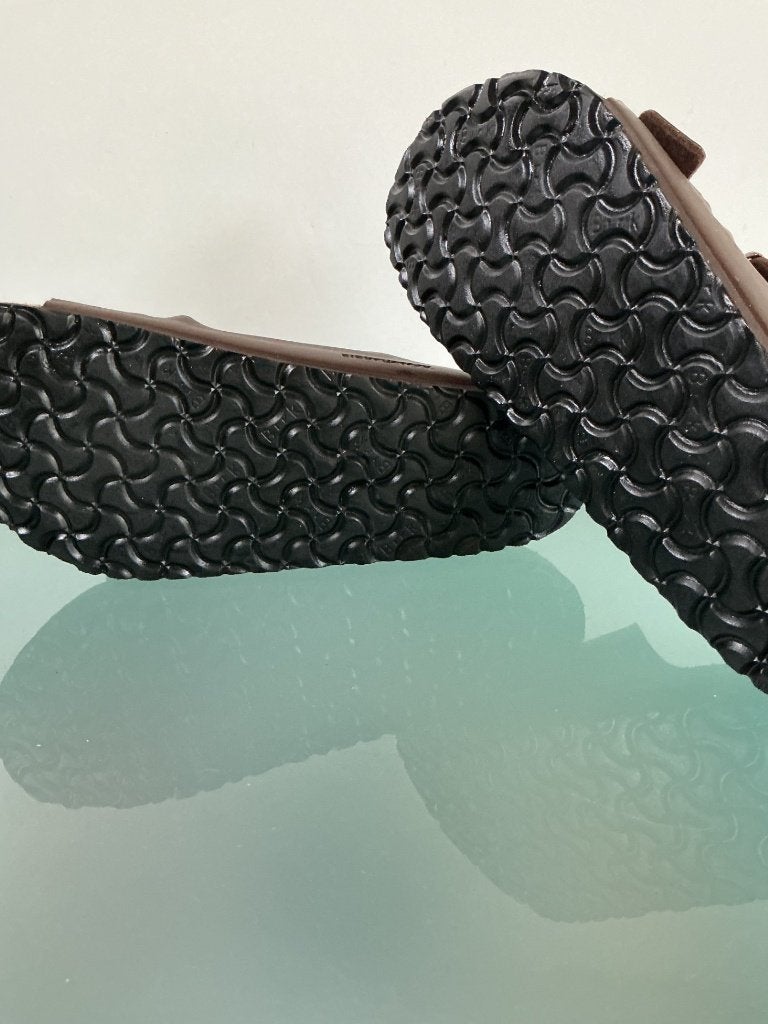 Birkenstock 42 bruin | Arizona slippers | Gratis verzenden, Slippers, Bruin, Verzenden, Zo goed als nieuw