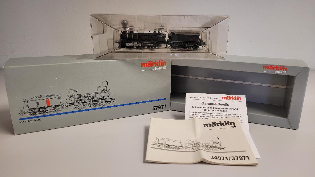Märklin 37971 Stoomloc Serie B VI 'Tolz' van de K.Bay.Sts.B., Wisselstroom, Locomotief, Nieuw, Ophalen of Verzenden