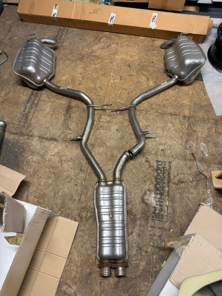 Mercedes CLS c219 uitlaat set compleet. Zgan, Ophalen of Verzenden, Gebruikt, Mercedes-Benz