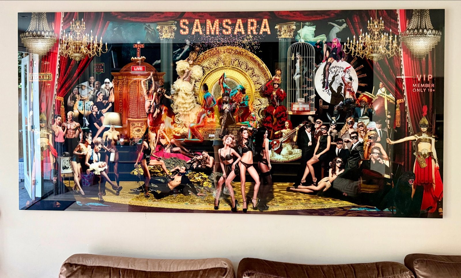 Cobra Art SamSara met aankoopbon!, Antiek en Kunst, Kunst | Schilderijen | Modern, Ophalen, Kunststof, Print, Figuren