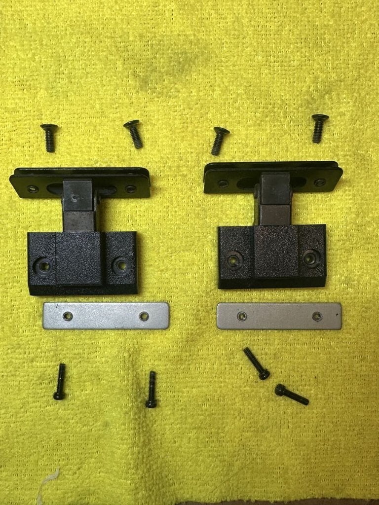 #3 Scharnier set voor Technics SL1200 of SL1210 mk2 t/m mk6, Ophalen of Verzenden, Gebruikt, Platenspeler-onderdeel, Technics