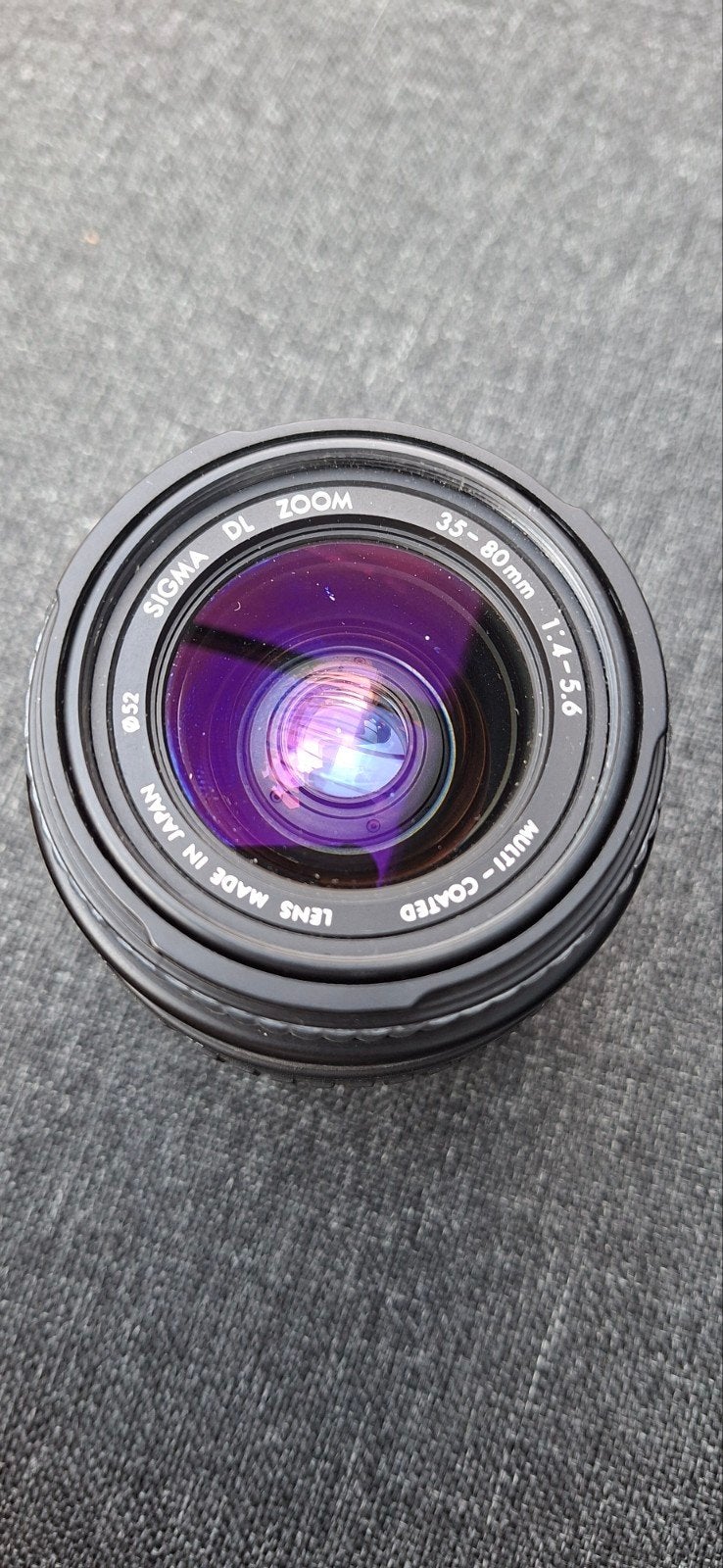 Sigma DL Zoom 35-80mm f/4-5.6 Multi-Coated Lens, Gebruikt, Sigma, Multi-coated, Ophalen of Verzenden