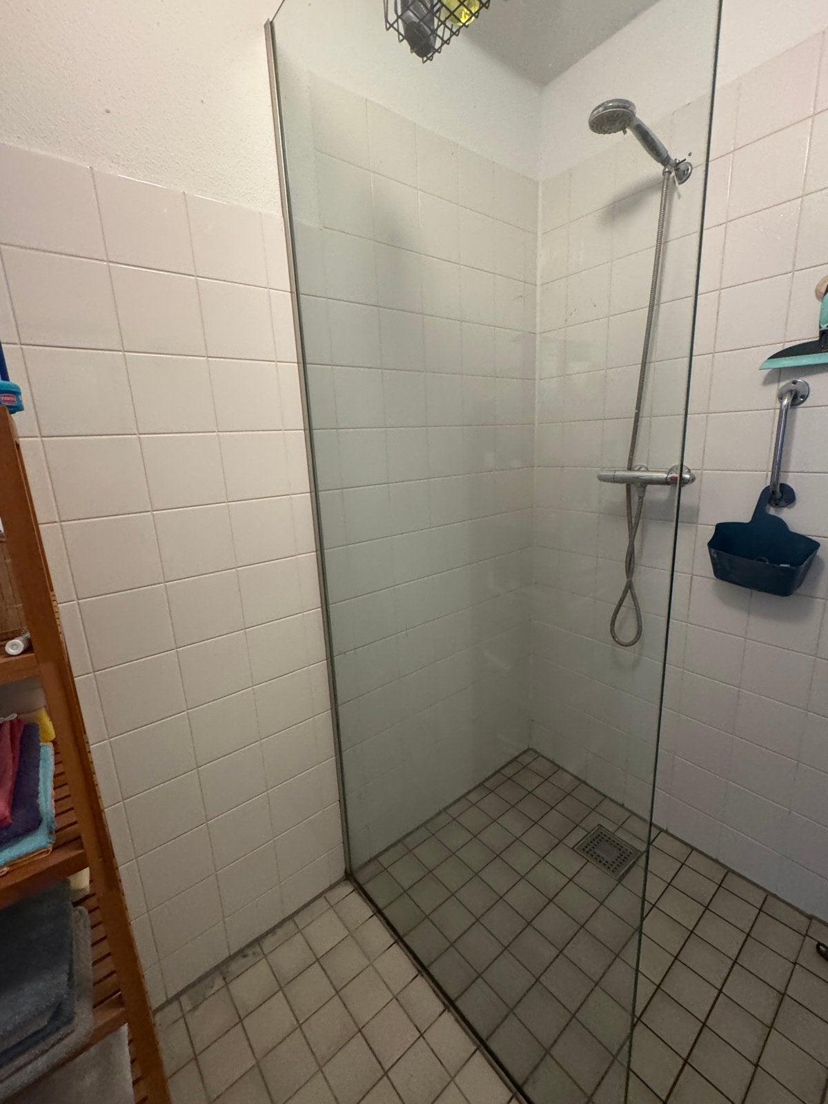 Gratis glazen douchewand 200x90 cm, Ophalen, Gebruikt, Glas, Douche