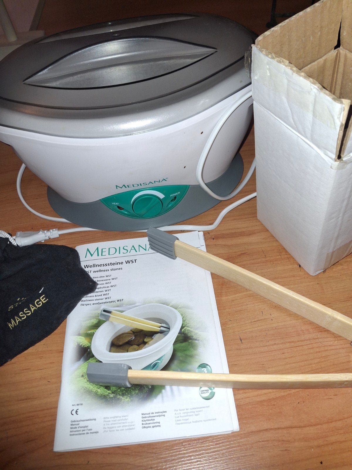 Medisana Hotstone Massage Set - Wellness Stenen WST, Ophalen of Verzenden, Hotstone